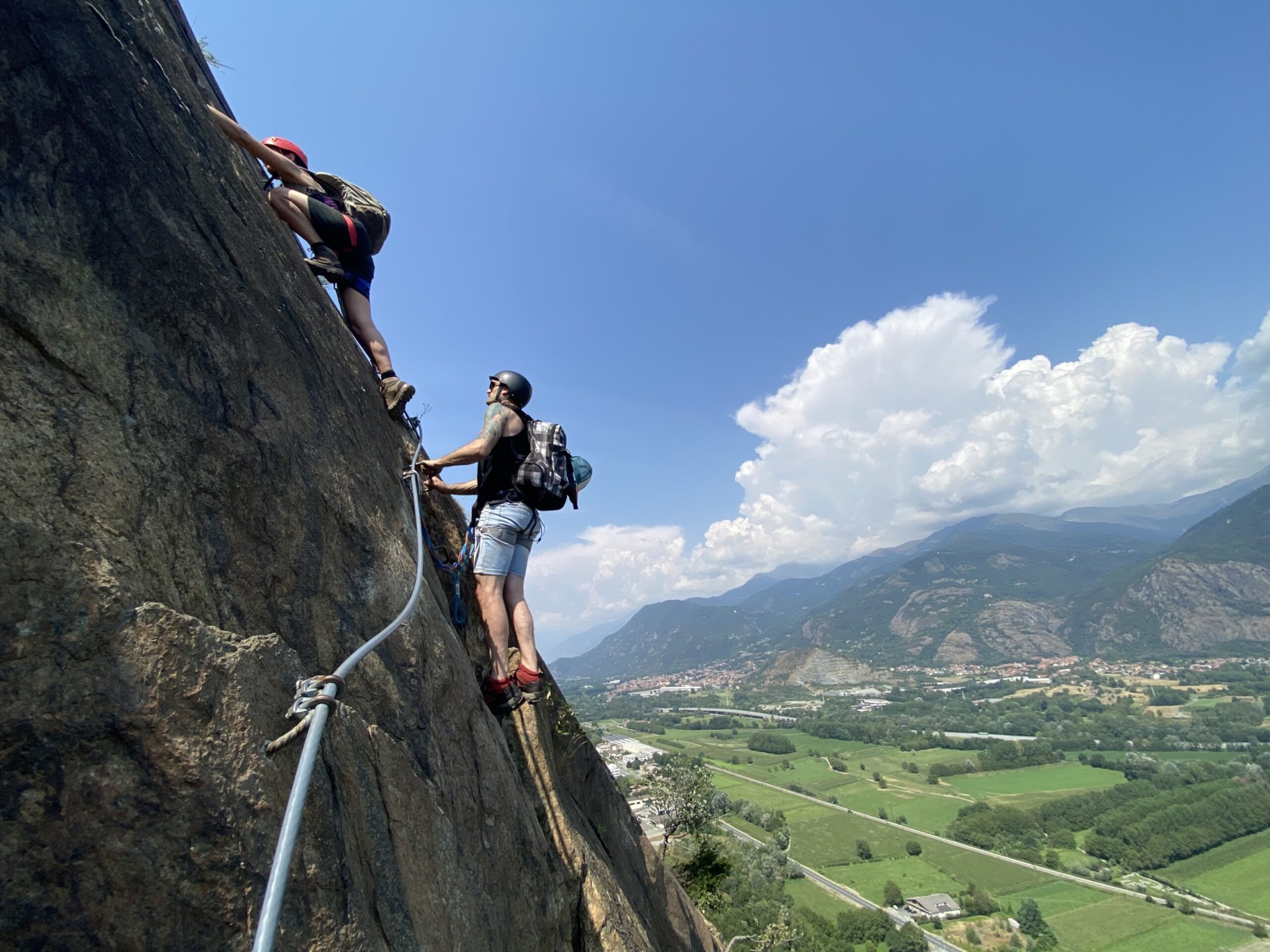 Via ferrata Carlo Giorda alla Sacra di San Michele 